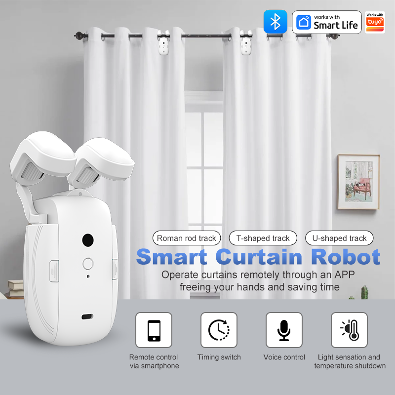 Curtain Rods - فاتح ستائر ذكي يعمل بالواي فاي