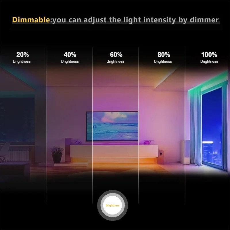 شريط إضاءة LED مرن RGB بدون نق - مراجعة Led Strip Lights وسعره