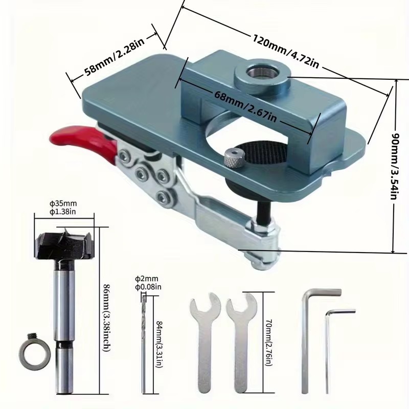 أداة تثبيت دقيقة لحواف الأثاث  - مراجعة Cabinet Hinges وسعره
