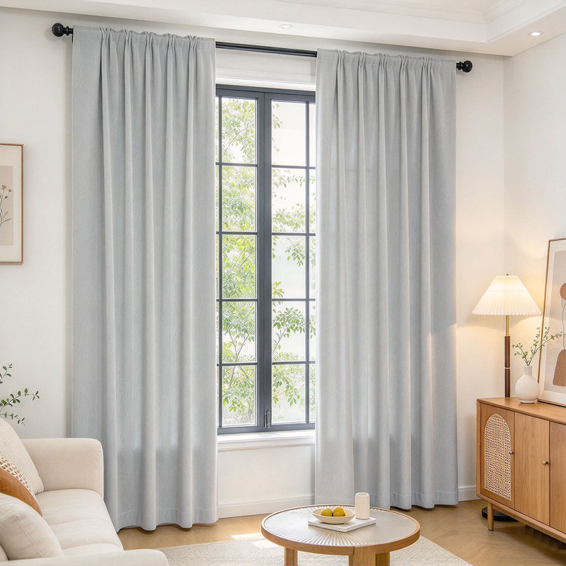 قطعتان من ستائر مخملية سادة بت - مراجعة Curtain Rods وسعره