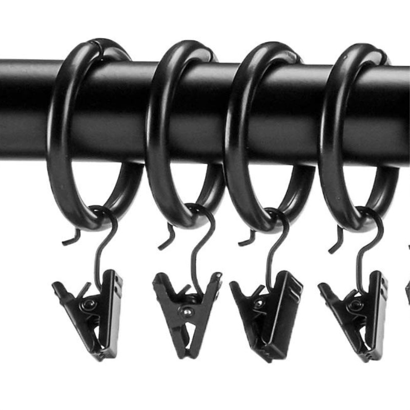 20/40 قطعة حلقات ستائر رومانية - مراجعة Curtain Rods وسعره