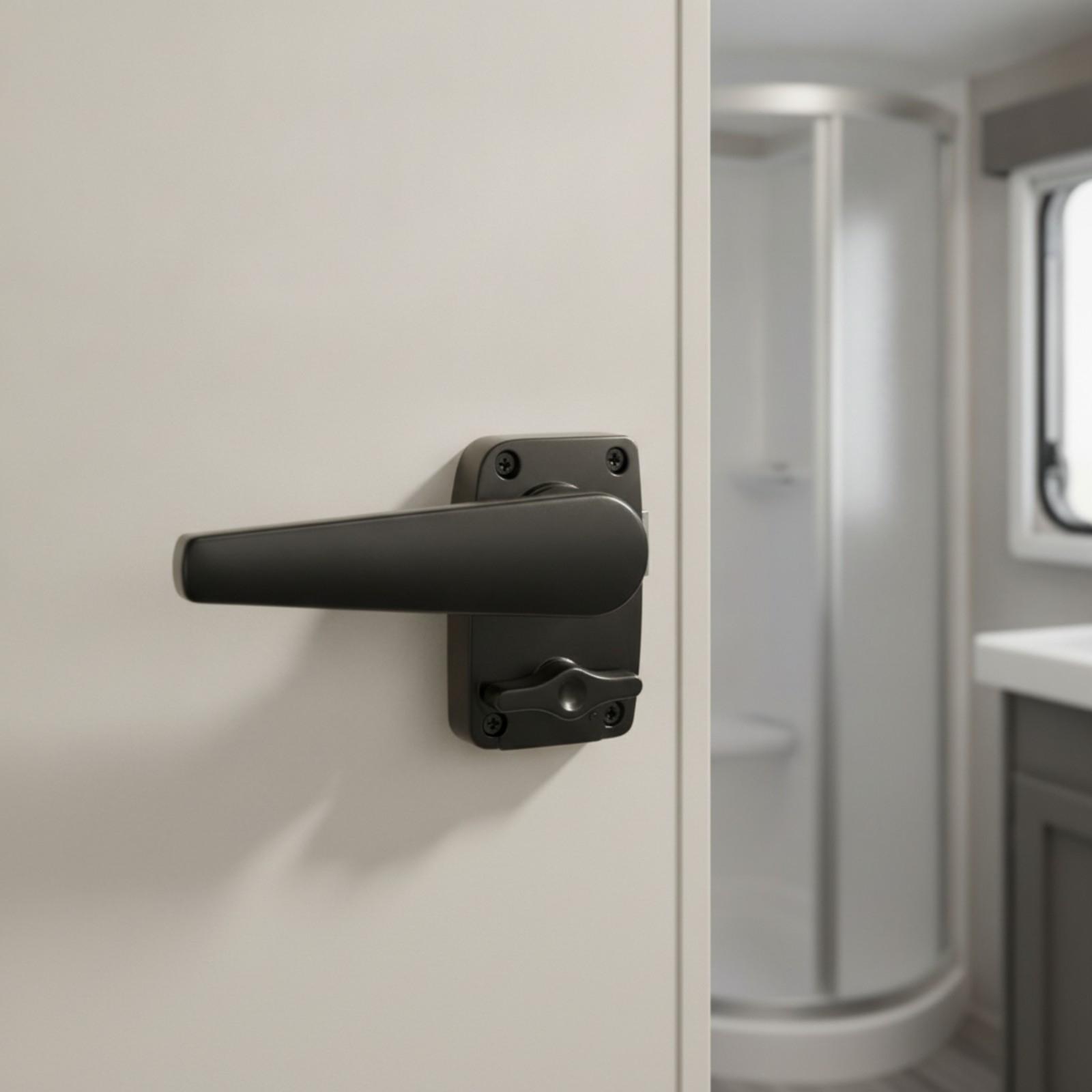 قفل باب حمام العربة مع مقبض AB - مراجعة Door Handle وسعره